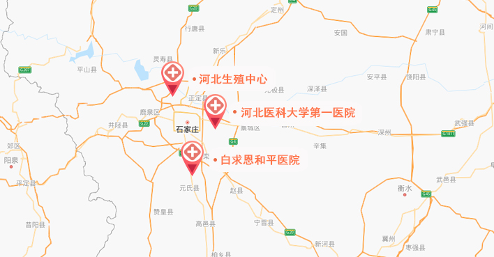 河北试管婴儿医院地图