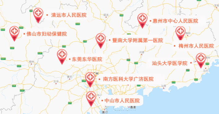 广东试管婴儿医院地图